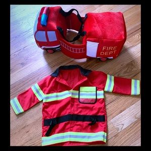 Little boys fireman costume